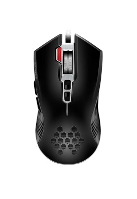 Миша GamePro Phoenix (GM543), Black, USB, оптична (сенсор Sunplus 199 IC), 6400 dpi, 8 кнопок, кабель 1.5 м, RGB підсвічування