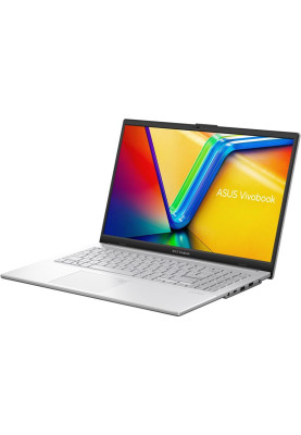 Ноутбук 15" Asus Vivobook Go 15 E1504GA-BQ115 Cool Silver 15.6" (1920х1080, IPS, 60Hz) Intel i3 N305 (8x1.8-3.8GHz), RAM 8GB LPDDR4, SSD 512GB, Intel UHD, Wi-Fi 6E, BT5.3, 1xTypeC/1xUSB 3.0/1xUSB 2.0, HDMI, 42Wh, DOS (90NB0ZT1-M004E0)