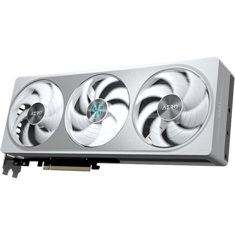 Відеокарта GeForce RTX 5070, Gigabyte, AERO OC, 12Gb GDDR7, 192-bit, HDMI/3xDP, 2625/28000 MHz, 16-pin (GV-N5070AERO OC-12GD)