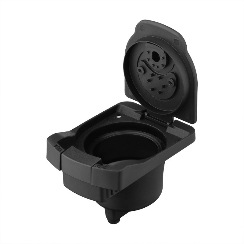 Кавоварка Ardesto YCM-CNDE, White/Black, 1400W, капсульна, 0.8л, капсули Nespresso, Nescafe Dolce Gusto, мелена кава, сенсорне керування