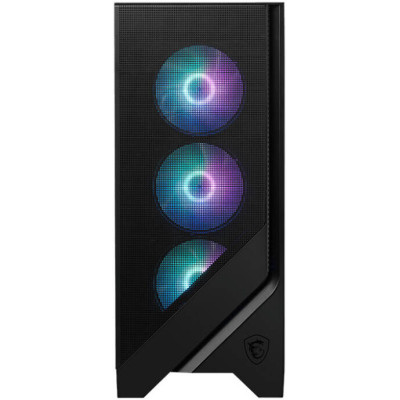 Корпус MSI MAG FORGE 320R AIRFLOW, Black, без БЖ, Mid Tower, для ATX / Micro-ATX / Mini-ITX, 2xUSB 3.2, макс. CPU - 160 мм / VGA - 390 мм, 4x120 мм ARGB, бічна панель із загартованого скла 4 мм