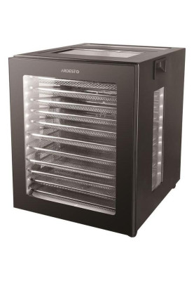 Сушарка овочів та фруктів Ardesto FDB-1242, Black, 820W, 12 лотків, таймер, діапазон температур 35-70 °C