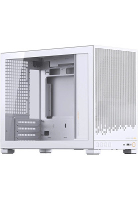 Корпус Jonsbo D32 STD, White, без БЖ (SFX), Mini Tower, для Micro ATX / Mini ITX, 1xType-C / 1xUSB 3.2, макс. CPU - 164 мм / VGA - 365 мм, бічна панель із загартованого скла