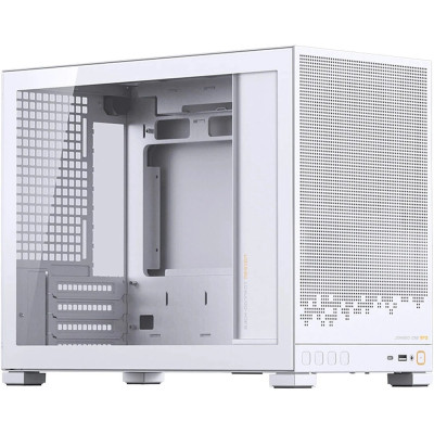 Корпус Jonsbo D32 STD, White, без БЖ (SFX), Mini Tower, для Micro ATX / Mini ITX, 1xType-C / 1xUSB 3.2, макс. CPU - 164 мм / VGA - 365 мм, бічна панель із загартованого скла