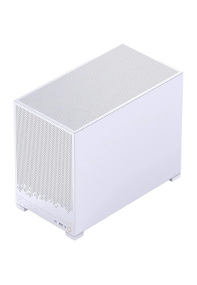 Корпус Jonsbo D32 STD, White, без БЖ (SFX), Mini Tower, для Micro ATX / Mini ITX, 1xType-C / 1xUSB 3.2, макс. CPU - 164 мм / VGA - 365 мм, бічна панель із загартованого скла