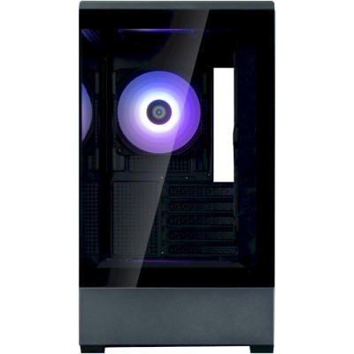 Корпус Zalman P30 V2, Black, Mini Tower, без БЖ, для Micro ATX / Mini ITX, 1xType-C / 1xUSB 3.0, макс. CPU - 173 мм / VGA - 420 мм, 3x120 мм ARGB, бічна та передня панелі із загартованого скла