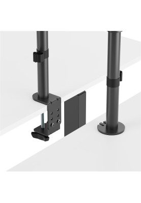 Кронштейн настільний для монітора 17-32" OfficePro MA101, Black, VESA 100x100 мм/75x75 мм, регулювання (обертання, повороту, нахилу, висоти), навантаження до 9 кг