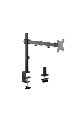 Кронштейн настільний для монітора 17-32" OfficePro MA101, Black, VESA 100x100 мм/75x75 мм, регулювання (обертання, повороту, нахилу, висоти), навантаження до 9 кг
