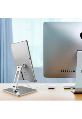 Підставка для планшета OfficePro LS720G, Grey, алюміній, регулювання нахилу