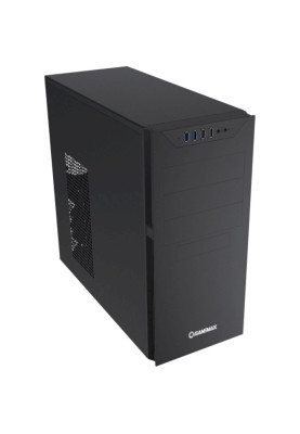Корпус GameMax MT833-2U3 Black, без БЖ, Miditower, ATX/MicroATX/Mini-ITX, 2хUSB 3.0,2хUSB 2.0, 441х185х420 мм, 0.5мм (MT833-2U3)