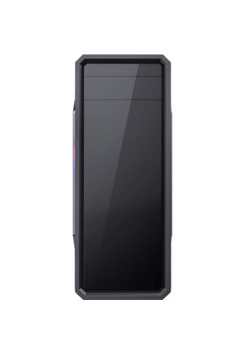 Корпус GameMax G561E-BK, Black, без БЖ, Mid Tower, для ATX / MicroATX / Mini-ITX, 1xUSB 3.0 / 2xUSB 2.0, макс. CPU - 156 мм / VGA - 370 мм, 1x120 мм RGB, бічна панель із прозорого акрилу