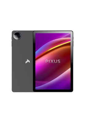 Планшет Pixus Loga, Grey, 10.1" (1280x800, IPS, 60 Гц), Allwinner A523 (8 ядер), Mali-G57 MP1, 4Gb, 128Gb, microSD (до 256Gb), WiFi 6, Bluetooth 5.0, GPS, 5Mp + 2Mp, 6000 mAh, Android 14