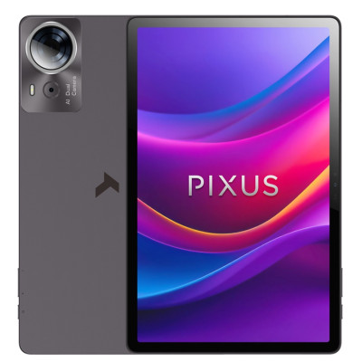 Планшет Pixus Combo, Grey, 4G, 10.95` (1920x1200, IPS, 90 Гц), Unisoc Tiger T620 (8 ядер), Mali-G57 MP1, 8Gb, 256Gb, microSD (до 1Tb), WiFi 5, Bluetooth 5.0, GPS, 16/2Mp + 8Mp, Type-C, 8800 mAh, Android 14
