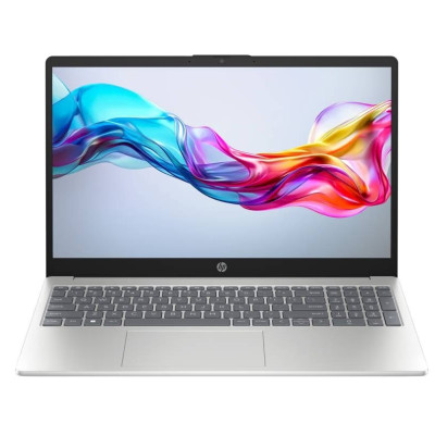 Ноутбук 15" HP 15-fd1058ua (B22CBEA) Natural Silver 15.6" (1920x1080, IPS, 60Hz), Intel Core Ultra 5-125H(14x1.2-4.5GHz), 16GB DDR5, 512GB SSD, Intel Arc, Web, Wi-Fi 6, BT 5.2, 1xType-C/2xUSB3.2, HDMI, 41Wh, DOS