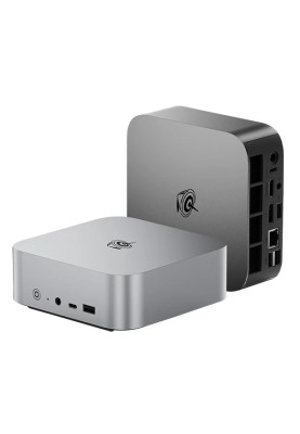 Неттоп Beelink SER8, Silver, Ryzen 7 8745HS (8x3.8-4.9 GHz), 24Gb DDR5 5600 MHz SO-DIMM (2/2), 1Tb SSD NVMe Gen4, 1xM.2 2280, Radeon 780M, WiFi 6, Bluetooth 5.2, 2.5GLan, 2xType-C / 2xUSB 3.2 / 2xUSB 2.0, HDMI/DP, Windows 11 Pro (8A.EU3600835N10)