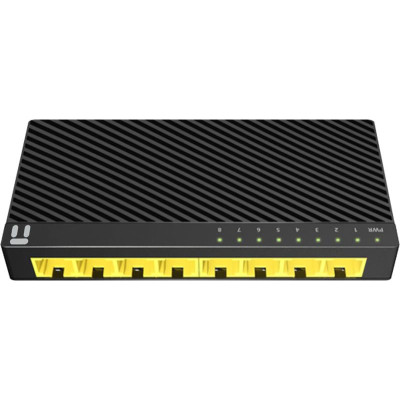 Комутатор Netis ST3108GC, Black, 8 LAN 10/100/1000 Mb/s, LED LAN1-LAN8, некерований