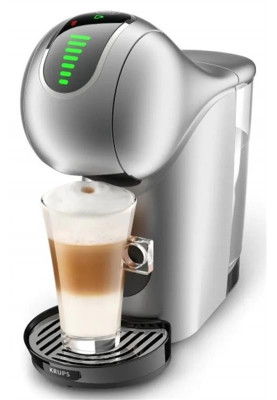 Кавоварка Krups Dolce Gusto Genio S Touch KP440E10, 1500W, капсульна, 15бар, об'єм резервуара 0.8л, керування сенсорне, дисплей, 	зйомний резервуар для води, світловий індикатор обсягу, система "Play&select"