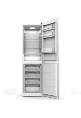Холодильник Edler ED-378DW, White, двокамерний, з нижньою мор. камерою, загальний об'єм 260L, корисний об'єм 166L/94L, електронне керування, механічний контроль температури, A+, 178x55x58см