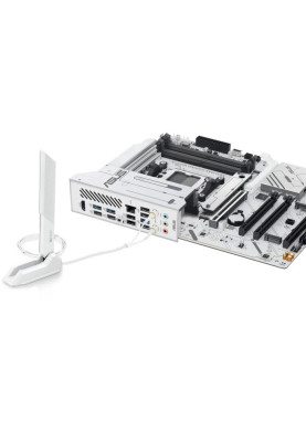 Материнська плата AM5 Asus X870 MAX GAMING WIFI7 W, X870, 4xDDR5, Int.Video (CPU), 4xSATA3, 3xM.2, 1xPCI-E 5.0 x16, 2xPCI-E 4.0 x16, 1xPCI-E 3.0 x16, Realtek 7.1, Realtek 2.5Gb, WiFi 7, Bluetooth 5.4, HDMI/2xType-C, ATX