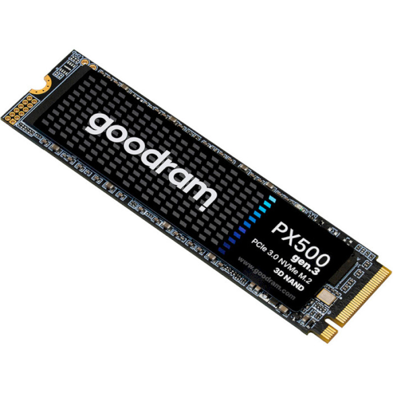 Твердотільний накопичувач SSD 256Gb, Goodram PX500 (Gen.3), PCI-E 3.0 x4, M.2 2280, 3D TLC, 3200/1300 МБ/с (SSDPR-PX500-256-80-G3)