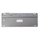 Клавіатура бездротова Maxxter KBW-02G-UA, White/Grey, USB 2.4GHz