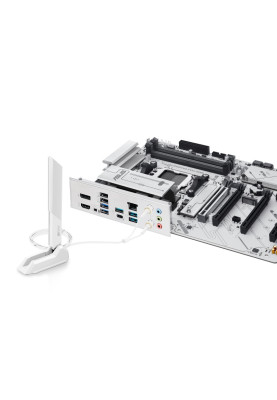 Материнська плата AM5 Asus B850 MAX GAMING WIFI W, B850, 4xDDR5, Int.Video (CPU), 4xSATA3, 3xM.2, 1xPCI-E 5.0 x16, 1xPCI-E 4.0 x16, 2xPCI-E 4.0 x1, Realtek 7.1, Realtek 2.5Gb, WiFi 6E, Bluetooth 5.3, 8xUSB 3.2 / 8xUSB 2.0, HDMI/DP, ATX