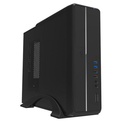 Корпус GameMax ST-602, Black, 300 Вт, HTPC, Micro ATX / Mini ITX, 2хUSB 3.0 / 2хUSB 2.0 / кардридер, макс. CPU - 83 мм, 1x80 мм