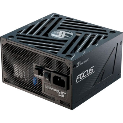 Блок живлення 1000 Вт, Seasonic Focus GX ATX 3.1, Black, модульний, 80+ Gold, Active PFC, 13.5 см FDB, 3xMolex / 8xSATA / 2xSATA 3.3V / 1x16-pin / 3x6+2-pin / 2x4+4-pin / 20+4-pin, захист OPP/OVP/UVP/OCP/OTP/SCP (FOCUS-GX-1000-ATX31)