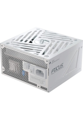 Блок живлення 850 Вт, Seasonic Focus GX ATX 3.1, White, модульний, 80+ Gold, Active PFC, 13.5 см FDB, 3xMolex / 8xSATA / 1x16-pin / 3x6+2-pin / 2x4+4-pin / 20+4-pin, захист OPP/OVP/UVP/OCP/OTP/SCP (FOCUS-GX-850-ATX31-WHITE)