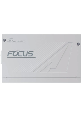 Блок живлення 850 Вт, Seasonic Focus GX ATX 3.1, White, модульний, 80+ Gold, Active PFC, 13.5 см FDB, 3xMolex / 8xSATA / 1x16-pin / 3x6+2-pin / 2x4+4-pin / 20+4-pin, захист OPP/OVP/UVP/OCP/OTP/SCP (FOCUS-GX-850-ATX31-WHITE)