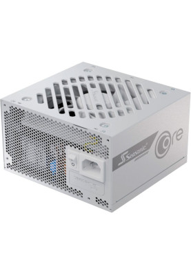 Блок живлення 850 Вт, Seasonic Core GX ATX 3.1, White, модульний, 80+ Gold, Active PFC, 12 см HDB, 3xMolex / 6xSATA / 1x16-pin / 3x6+2-pin / 2x4+4-pin / 20+4-pin, защита OCP/OPP/OTP/OVP/SCP/UVP (CORE GX-850-ATX3 WHITE)