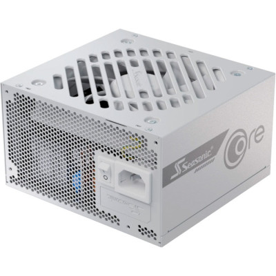 Блок живлення 850 Вт, Seasonic Core GX ATX 3.1, White, модульний, 80+ Gold, Active PFC, 12 см HDB, 3xMolex / 6xSATA / 1x16-pin / 3x6 + 2-pin / 2x4 + 4-pin / 20 + 4-P, OCP/P GX-850-ATX3 WHITE)