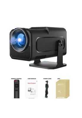 Проектор Magcubic HY320, Black, LED, WiFi 6 / Bluetooth 5.0, 1920x1080, 390 Лм, 5 Вт, Allwinner H713 (4 ядра), HDMI, USB, Android 11