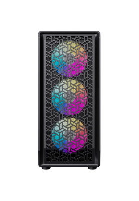 Корпус GameMax Forge COC, Black, без БП, Midi Tower, Micro ATX / Mini ITX, Type-C / USB 3.0 / USB 2.0, макс. CPU - 155 мм / VGA - 330 мм, 4x120 мм ARGB, 1xCOC Turbo Fan, бічна панель із загартованого скла