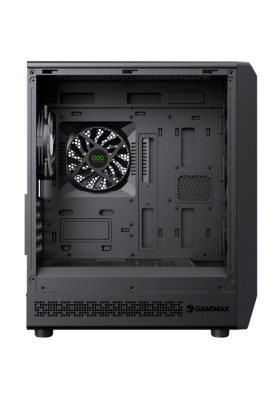 Корпус GameMax Forge COC, Black, без БП, Midi Tower, Micro ATX / Mini ITX, Type-C / USB 3.0 / USB 2.0, макс. CPU - 155 мм / VGA - 330 мм, 4x120 мм ARGB, 1xCOC Turbo Fan, бічна панель із загартованого скла