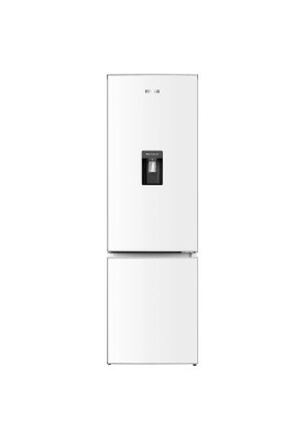 Холодильник Edler ED-359DDW, White, двокамерний, з нижньою мор. камерою, диспенсер для води, загальний об'єм 273L, корисний об'єм 202L/71L, електронне керування, A+, 178x55x58см