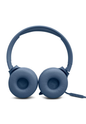 Навушники JBL Tune 520C, Blue, USB-C, мікрофон, однокнопковий пульт керування, технологія "Pure Bass", складний дизайн, підтримка Siri та Google Now (JBLT520CBLU)