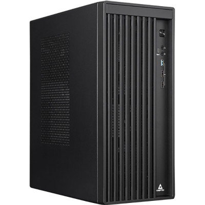 Корпус Chieftec UNI BS-20B-OP, Black, Без БП, Mini Tower, Micro ATX/Mini ITX, 1xType-C/1xUSB 3.2/2xUSB 2.0, макс. CPU - 143 мм/VGA - 270 мм, 1x90 мм позаду, 1х9.5мм відсік для оптичного приводу, 0.8 мм SGCC