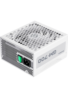 Блок живлення 700 Вт, GameMax GM-700, White, напівмодульний, 80+ Bronze, Active PFC, 14 см, 3xMolex / 6xSATA / 2x6+2-pin / 1x4+4-pin / 1x20+4-pin, захист OVP / UVP / OCP / OLP / OPP / SCP