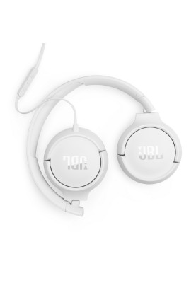 Навушники JBL Tune 520C, White, USB-C, мікрофон, однокнопковий пульт керування, технологія "Pure Bass", складний дизайн, підтримка Siri та Google Now (JBLT520CWHT)
