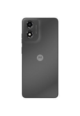 Смартфон Motorola E14, Graphite Grey, 6.56" (1612х720, 90 Гц, IPS), Unisoc Tiger T606 (8 ядер), Mali-G57 MP1, RAM 4Gb, ROM 64Gb, MicroSD (до 1 ТБ), Wi-Fi, Bluetooth 5.0, 13 Мп + 5 Мп, 5000mAh, Android 14 (PB3C0035RS)