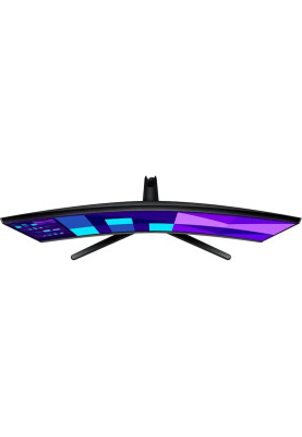 Монітор вигнутий 27" Samsung Essential S3, Black, WLED, VA, 1920x1080 (16:9), 4 мс, 100 Гц, 250 кд/м², 4000:1, 1800R, 178°/178°, VGA/HDMI, VESA 75x75 мм (LS27D390GAIXCI)
