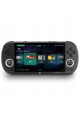 Портативна ігрова приставка Trimui Smart Pro TG5040, Black, 4.96" (1280x720, IPS), 12 емуляторів (від NES до PS1), Allwinner A133P, 1Gb LPDDR4, WiFi, Bluetooth, microSD (64Gb картка в комплекті), 5000 mAh