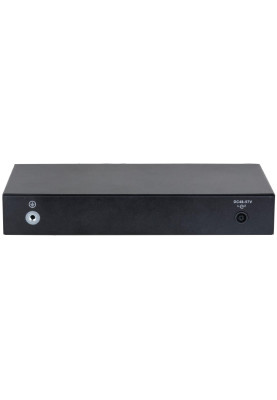 PoE комутатор Dahua DH-CS4010-8ET-110, 8х10/100 PoE, 2х1000 RJ45 (Uplink), Black