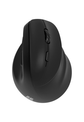 Миша бездротова 2E MF325 Silent, Black, Bluetooth / USB (2.4GHz), оптична (сенсор PixArt 3212), 800-2400 dpi, 30 IPS, 6 кнопок, до 10 м, 1xAA (2E-MF325WBK)