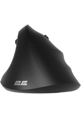 Миша бездротова 2E MF325 Silent, Black, Bluetooth / USB (2.4GHz), оптична (сенсор PixArt 3212), 800-2400 dpi, 30 IPS, 6 кнопок, до 10 м, 1xAA (2E-MF325WBK)