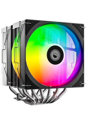 Кулер для процесора ID-Cooling FROZN A620 A620 PRO SE ARGB, 2x120 мм, 6 теплових трубок, алюміній/мідь, Intel: 1851, 1700, 1200, 115x, AMD: AM4/AM5, 300±200 ~ 2000±10% об/мин, 27.2dB(A) Max, 157х120х142 мм, 2x120mm 4-pin PWM, до 260 Вт