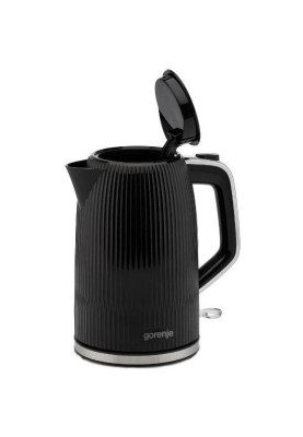 Електрочайник Gorenje K17DPB, Black, 2200W, 1.7 л, відключення під час закипання, захист від перегріву, індикатор рівня води, пластик