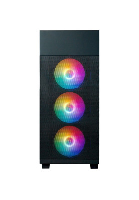 Корпус Zalman S5 NEO, Black, Mid Tower, без БЖ, для ATX / Micro ATX / Mini ITX, 1xUSB 3.0 / 1xUSB 2.0, макс. CPU - 165 мм / VGA - 390 мм, 4x120 мм RGB, бічна панель-дверцята із загартованого скла