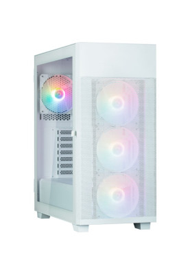 Корпус Zalman S5 NEO, White, Mid Tower, без БЖ, для ATX / Micro ATX / Mini ITX, 1xUSB 3.0 / 1xUSB 2.0, макс. CPU - 165 мм / VGA - 390 мм, 4x120 мм RGB, бічна панель-дверцята із загартованого скла
